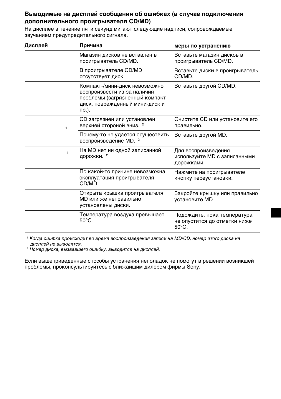 Sony CDX-M700R User Manual | Page 211 / 212