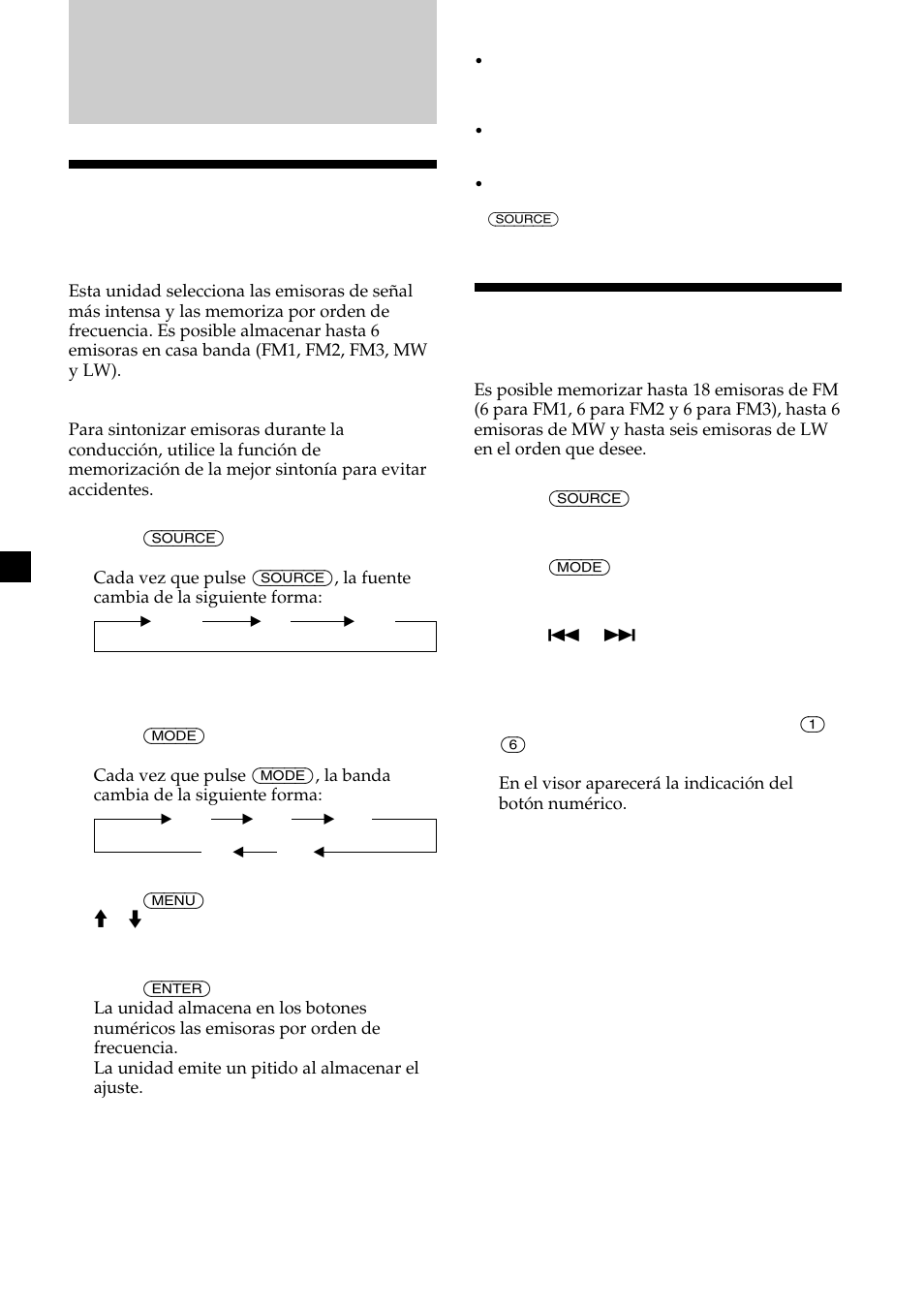 Radio | Sony CDX-M700R User Manual | Page 58 / 212