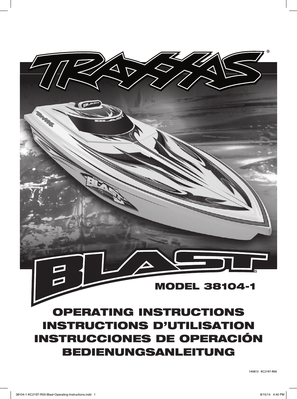 Traxxas 38104-1 User Manual | 16 pages