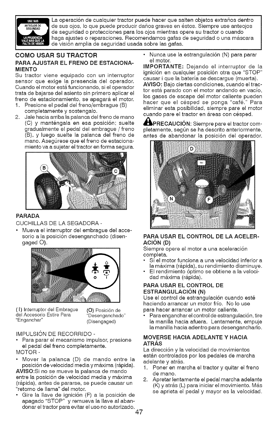 Craftsman YS 4500 917.28990 User Manual | Page 47 / 68