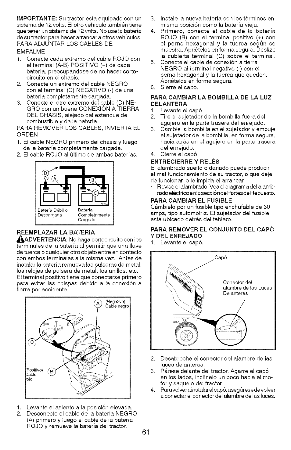 Craftsman YS 4500 917.28990 User Manual | Page 61 / 68