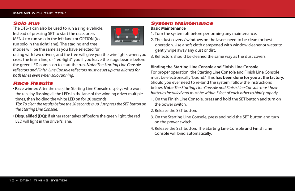 Traxxas 6570 DTS-1 User Manual | Page 10 / 18