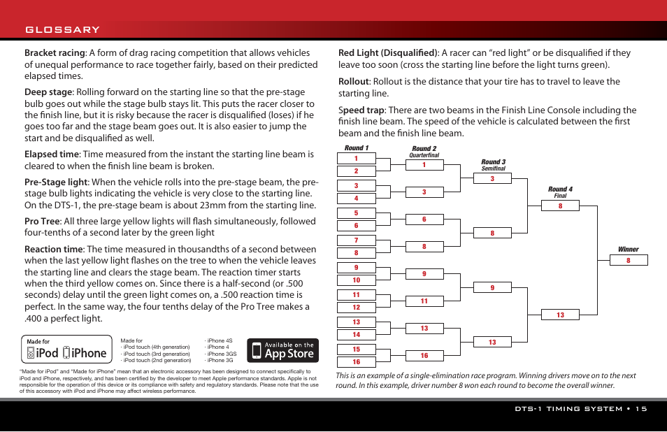 Glossary | Traxxas 6570 DTS-1 User Manual | Page 15 / 18