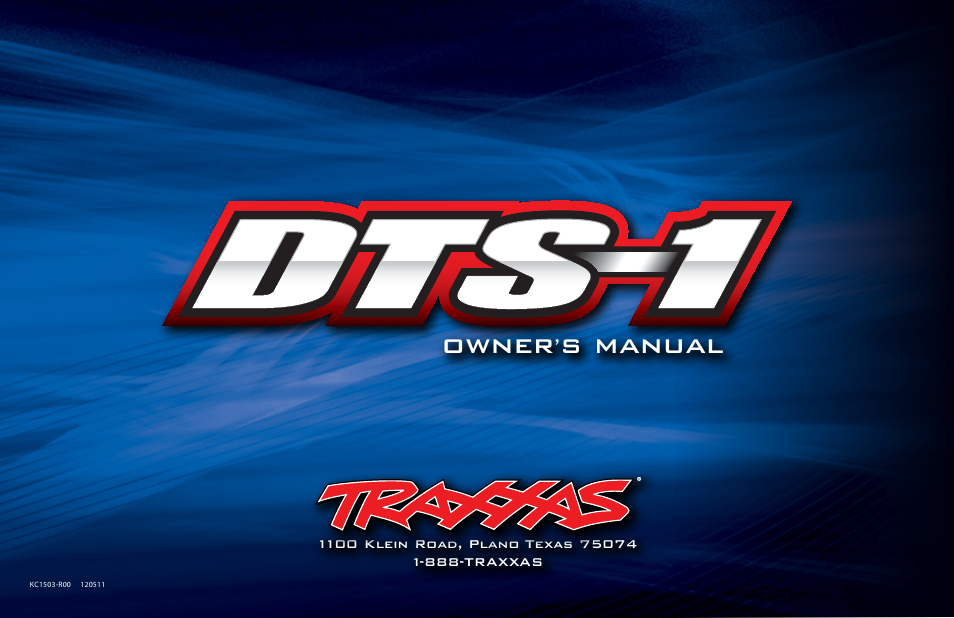 Owner, S manual | Traxxas 6570 DTS-1 User Manual | Page 18 / 18