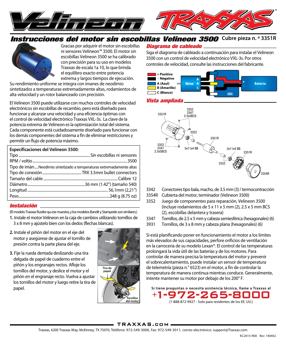 Traxxas 3351R User Manual | Page 3 / 4