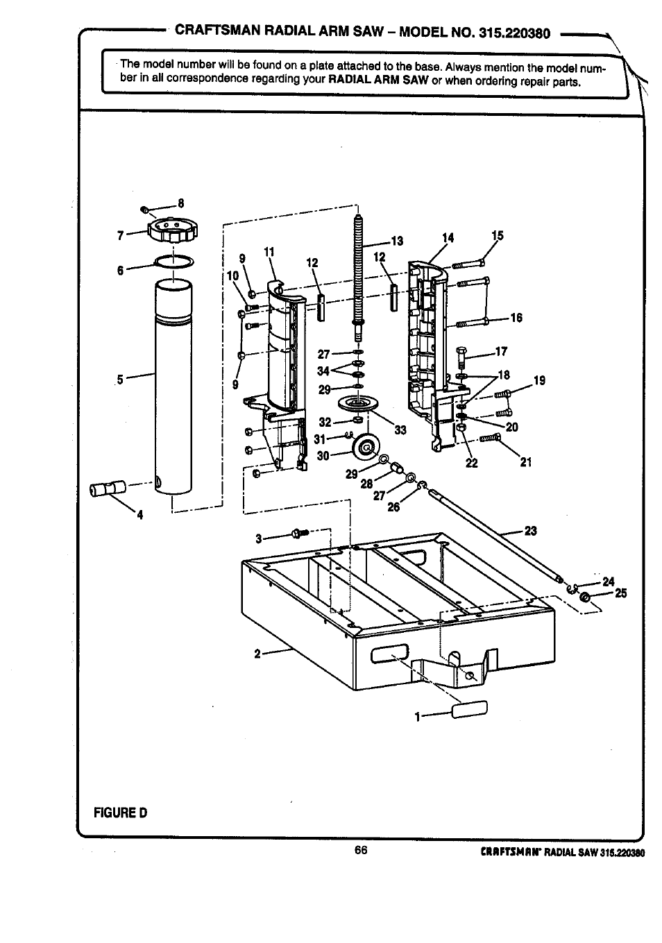 Figure d | Craftsman 315.220380 User Manual | Page 66 / 82