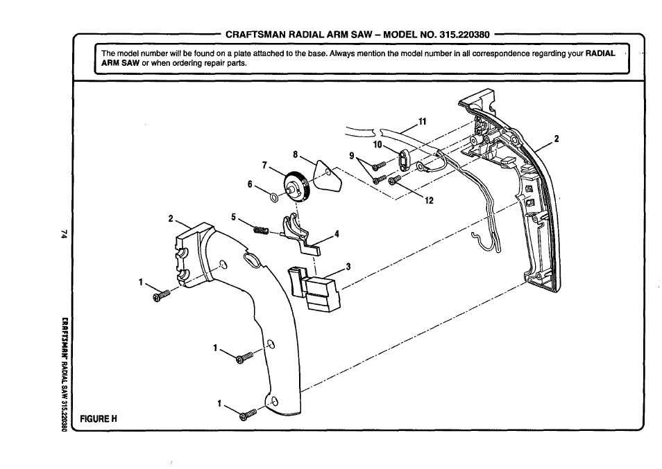 Craftsman 315.220380 User Manual | Page 74 / 82