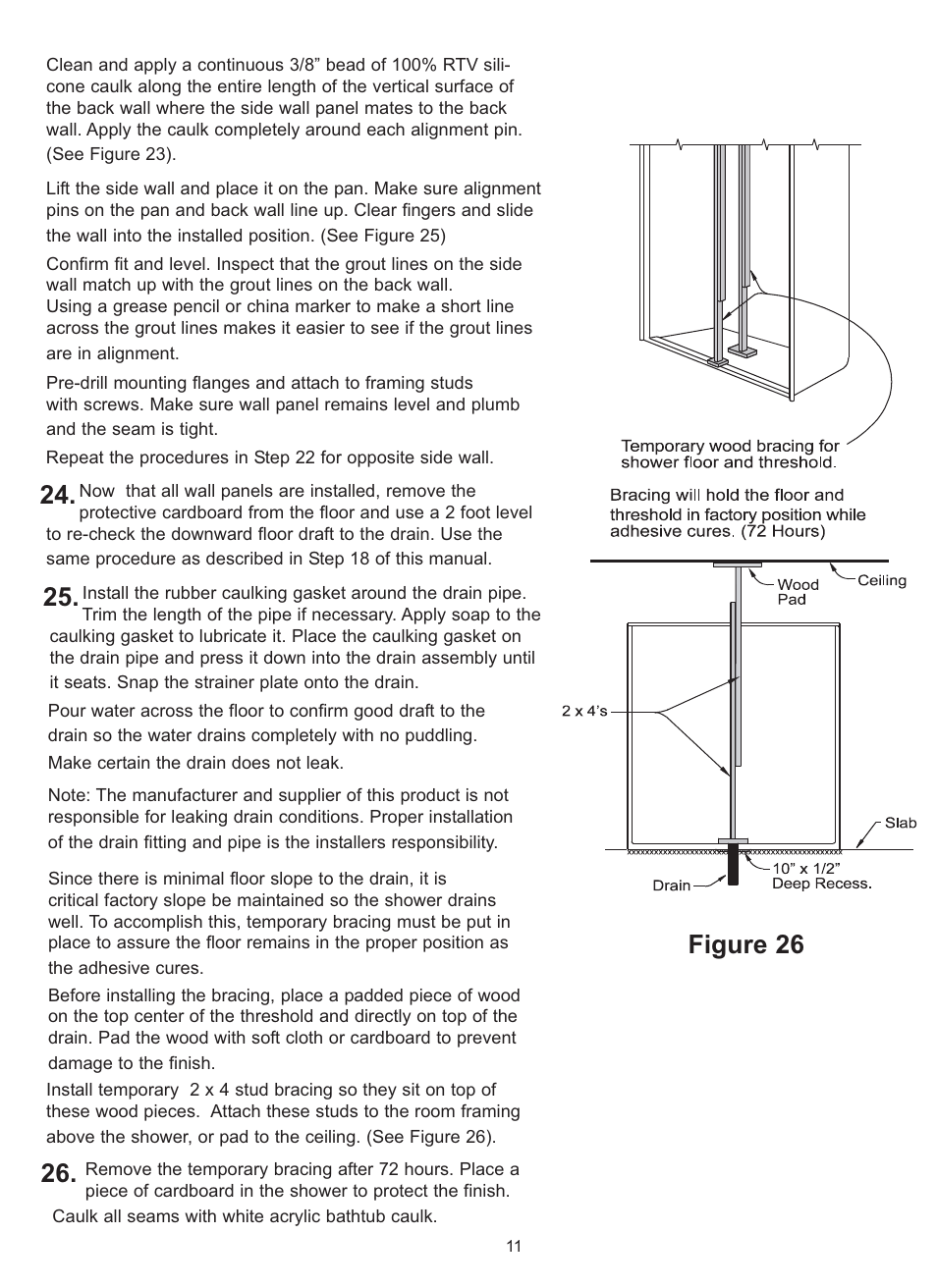 Figure 26 26 | Trending Accessibility Multi-Piece (4836, 6033, 6036, 6048, 6060) User Manual | Page 11 / 14
