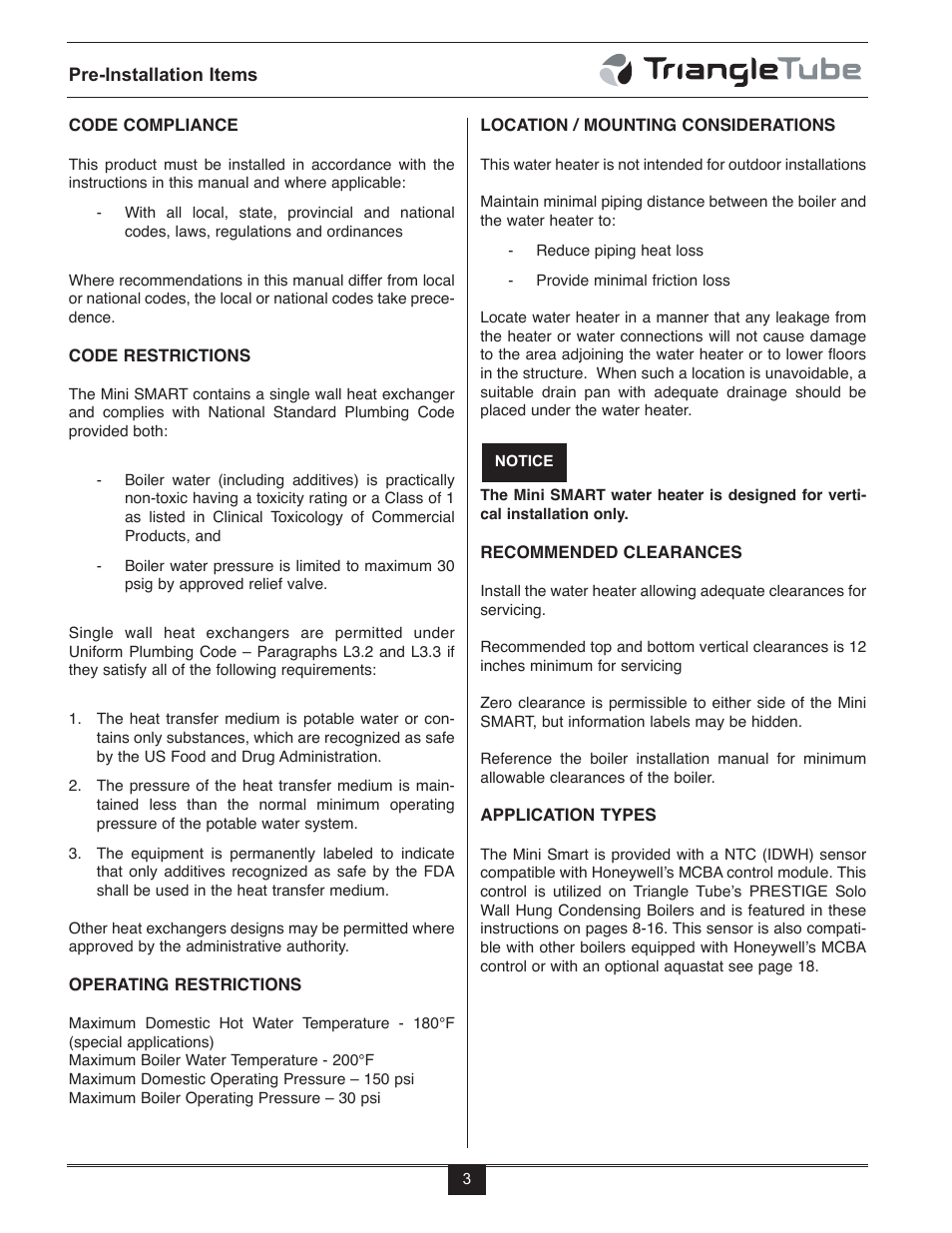 TriangleTube Mini Smart User Manual | Page 6 / 23