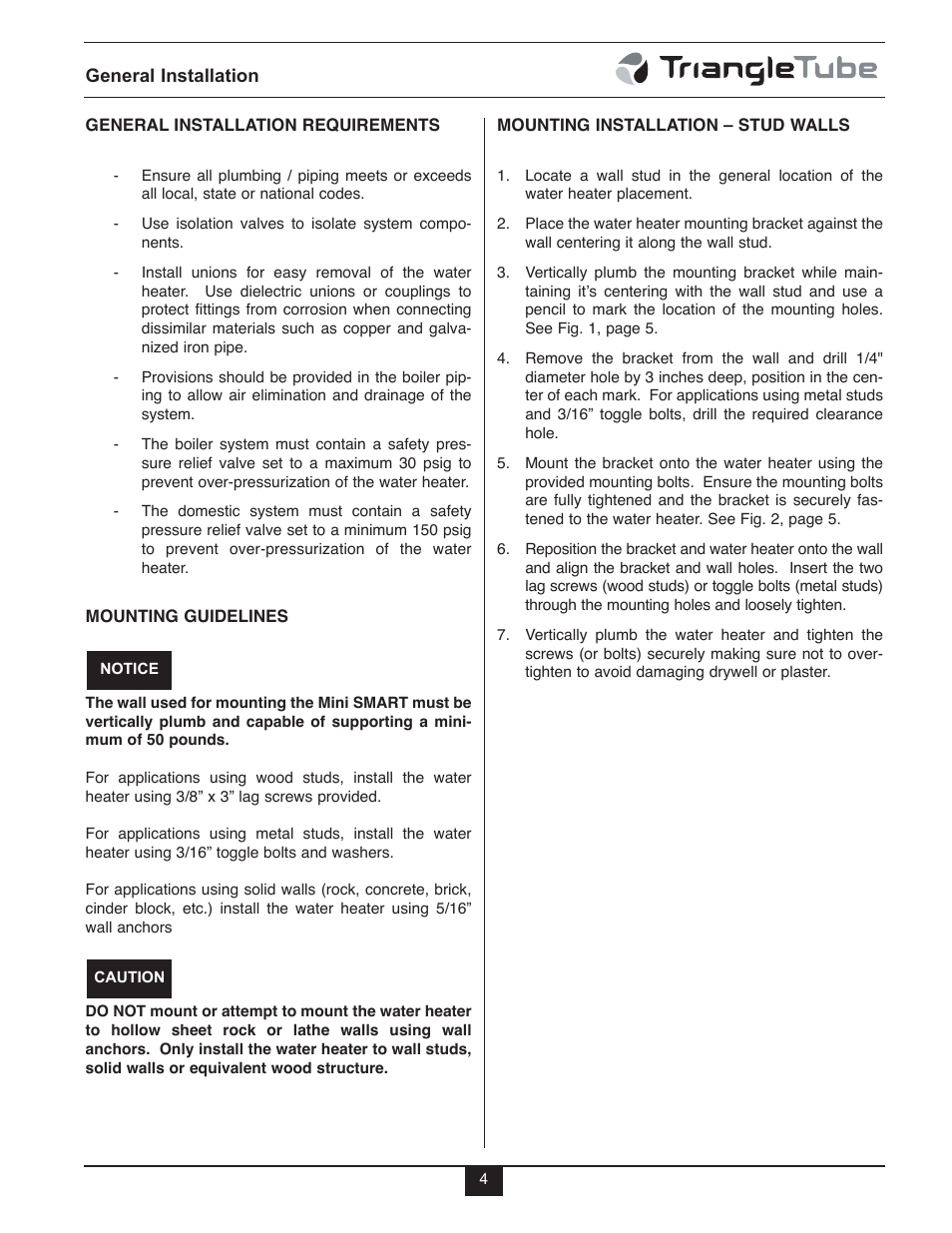 TriangleTube Mini Smart User Manual | Page 7 / 23