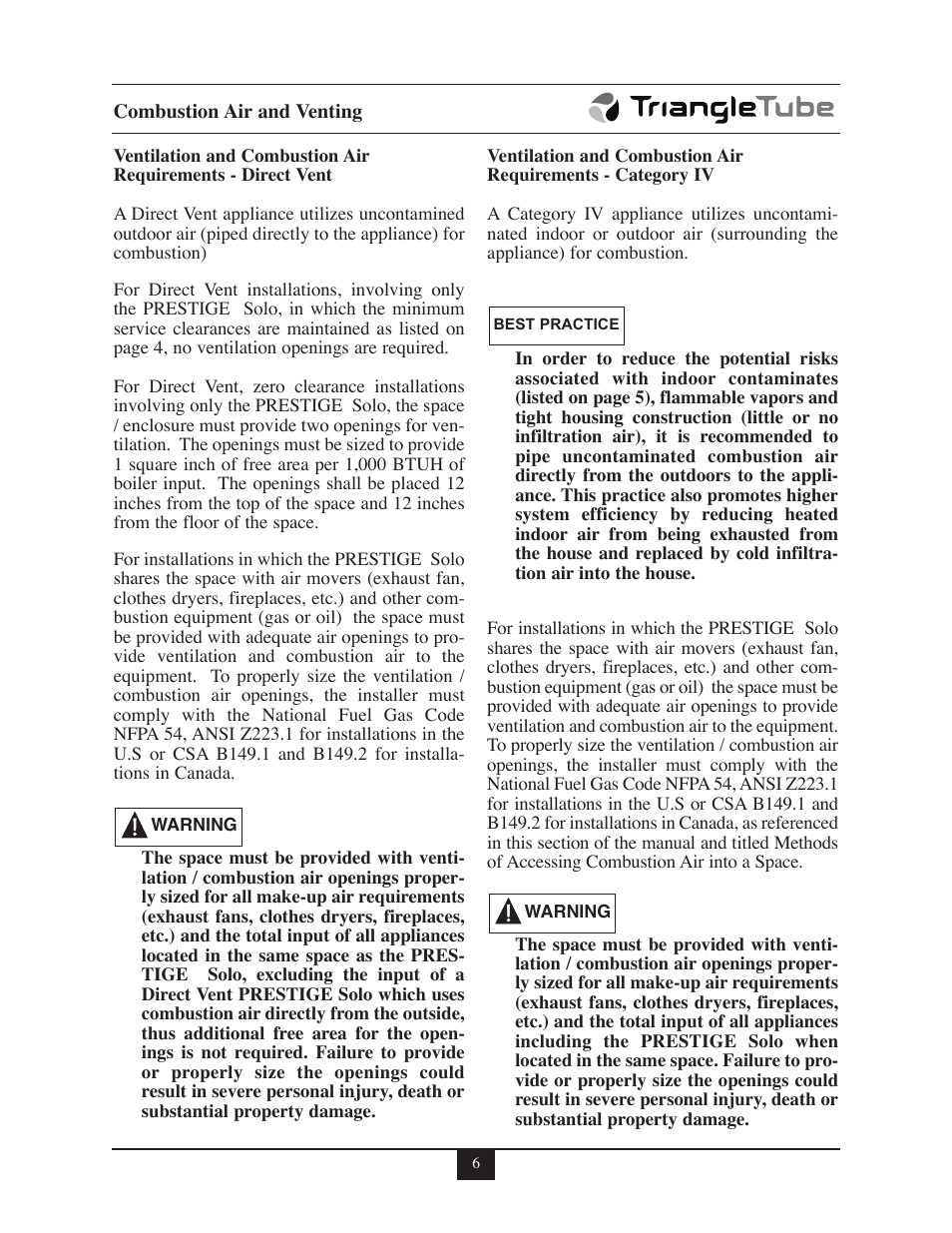 TriangleTube 110 Solo User Manual | Page 12 / 79