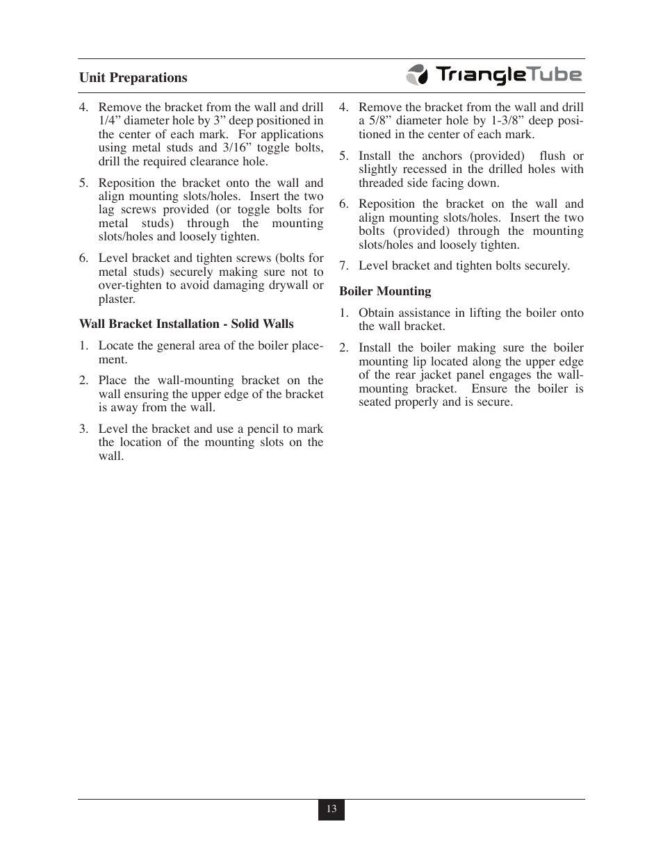 TriangleTube 110 Solo User Manual | Page 19 / 79