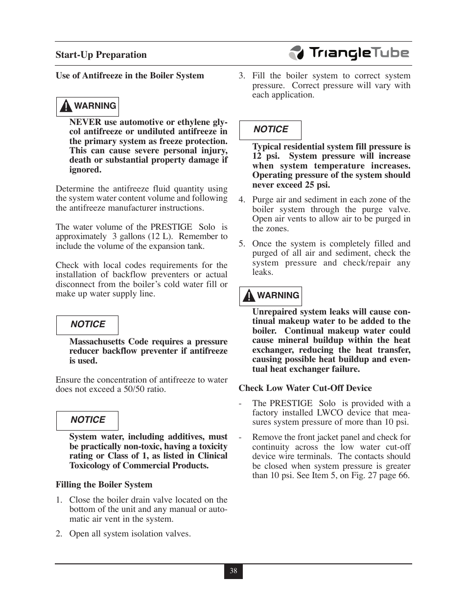 TriangleTube 110 Solo User Manual | Page 44 / 79