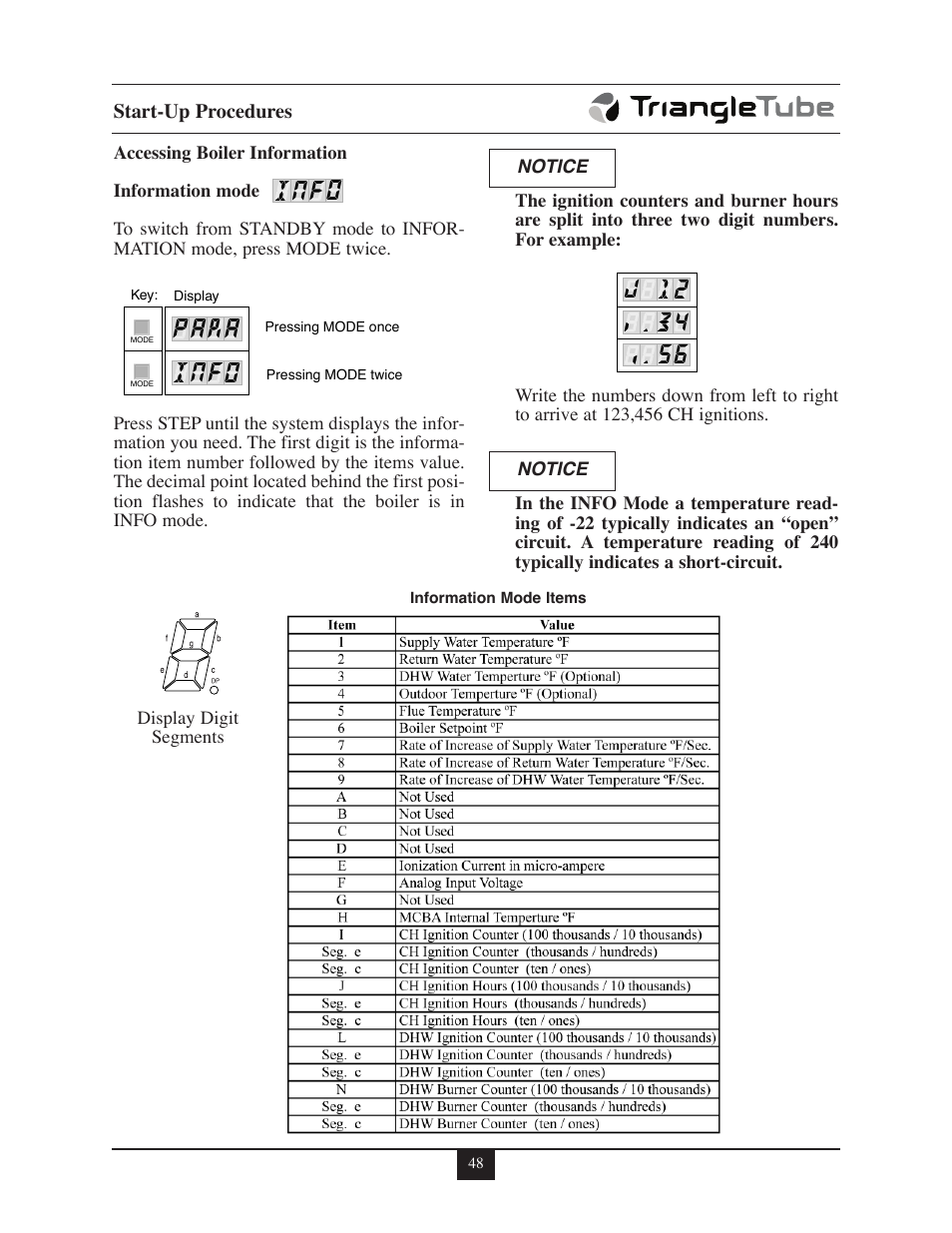 Nfo i, Ara p | TriangleTube 110 Solo User Manual | Page 54 / 79