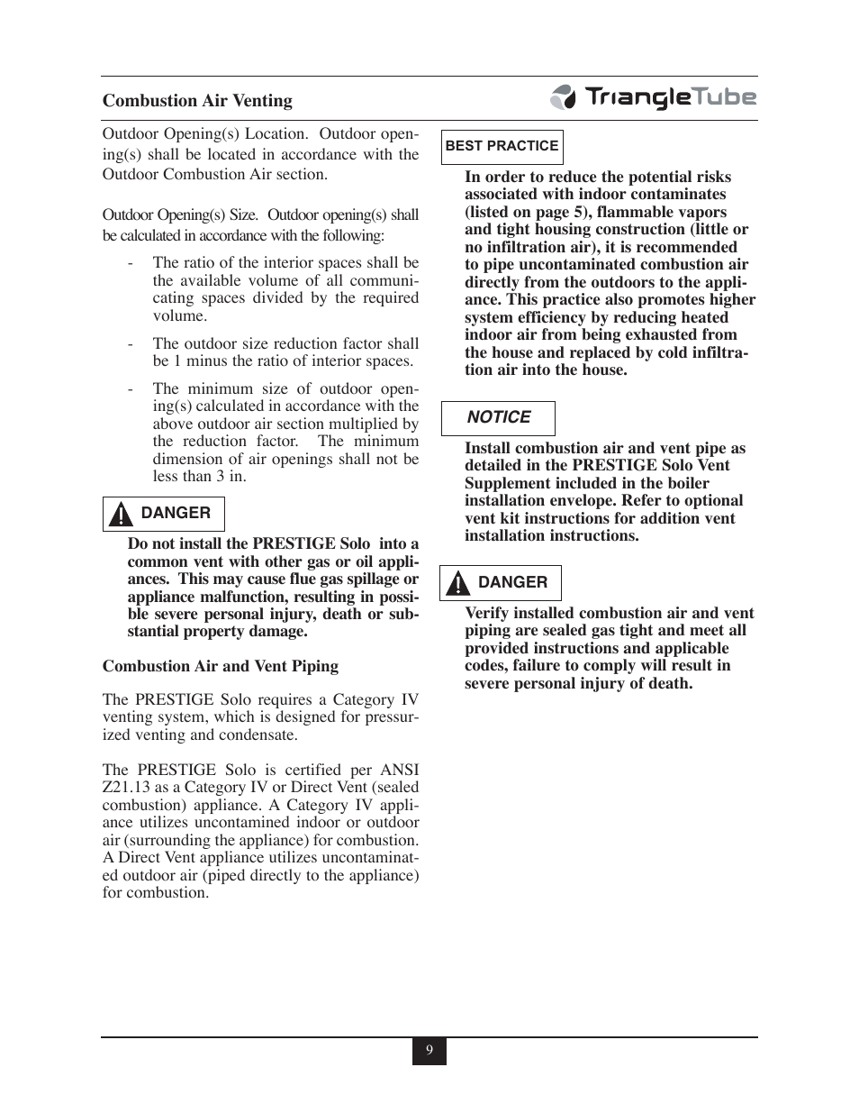 TriangleTube 399 Solo User Manual | Page 15 / 88