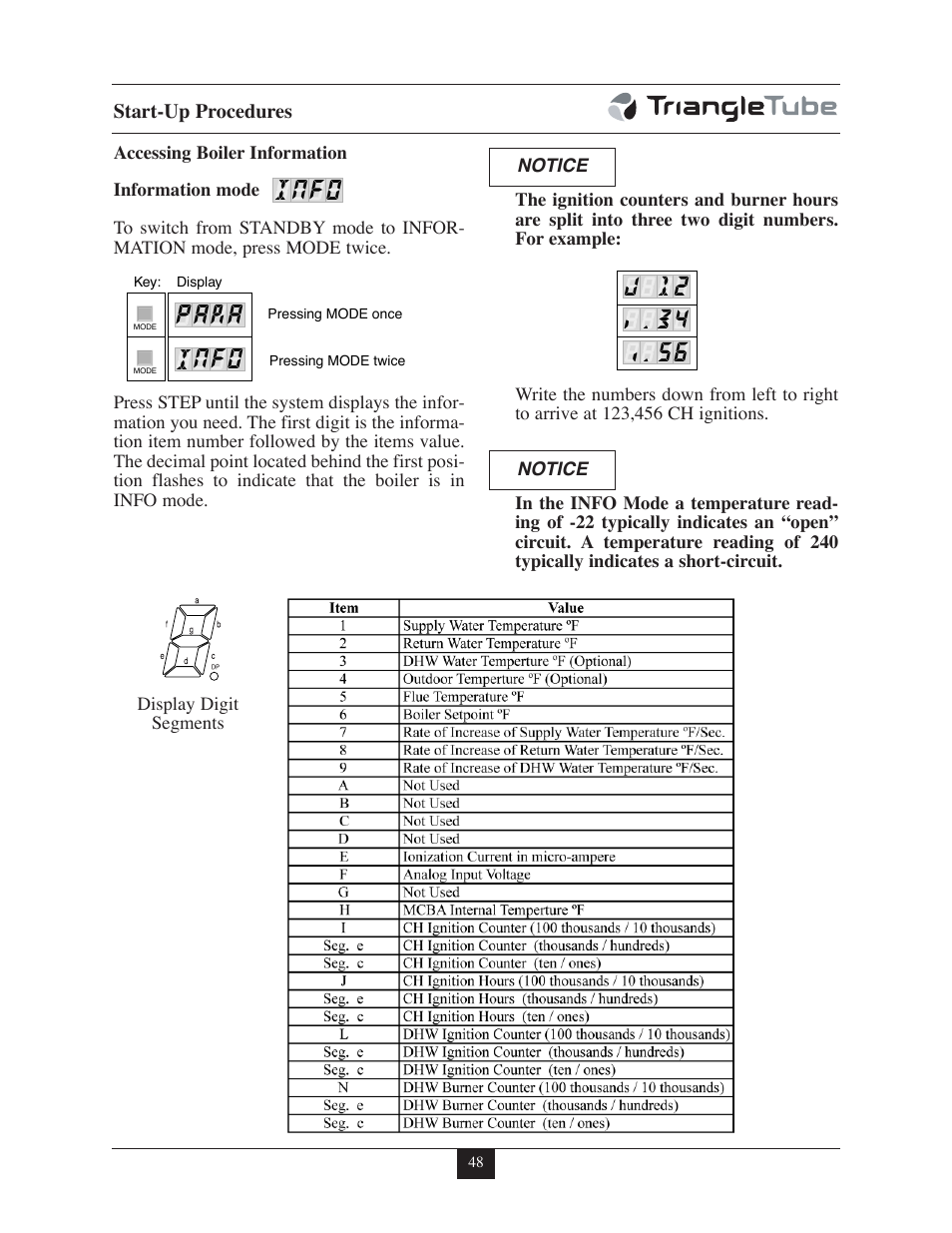 Nfo i, Ara p | TriangleTube 399 Solo User Manual | Page 54 / 88