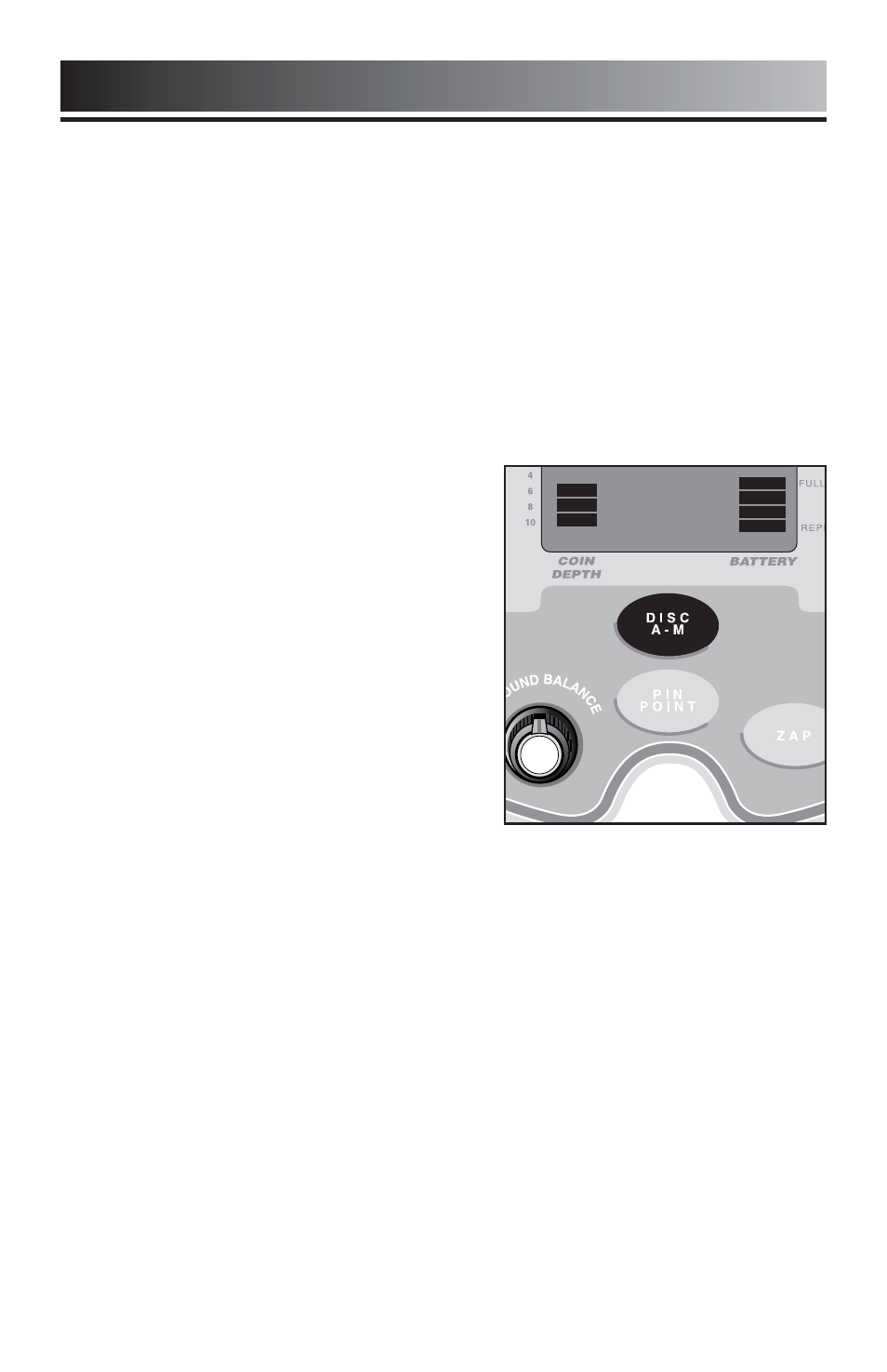 Basic operation, Continued | Bounty Hunter DISCOVERY 3300 User Manual | Page 10 / 24