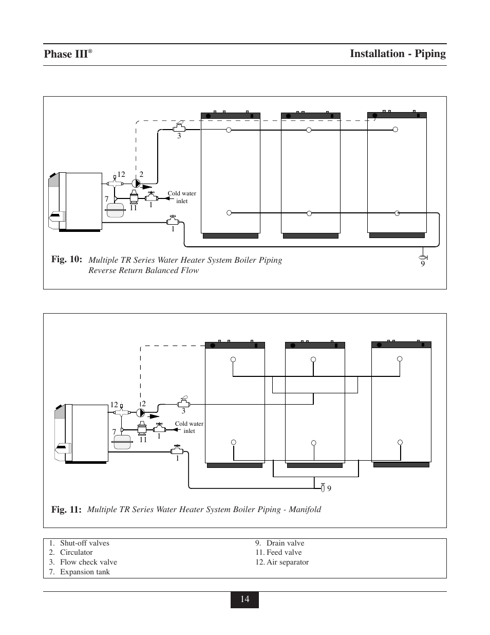 Phase iii, Installation - piping | TriangleTube TR Series User Manual | Page 17 / 33