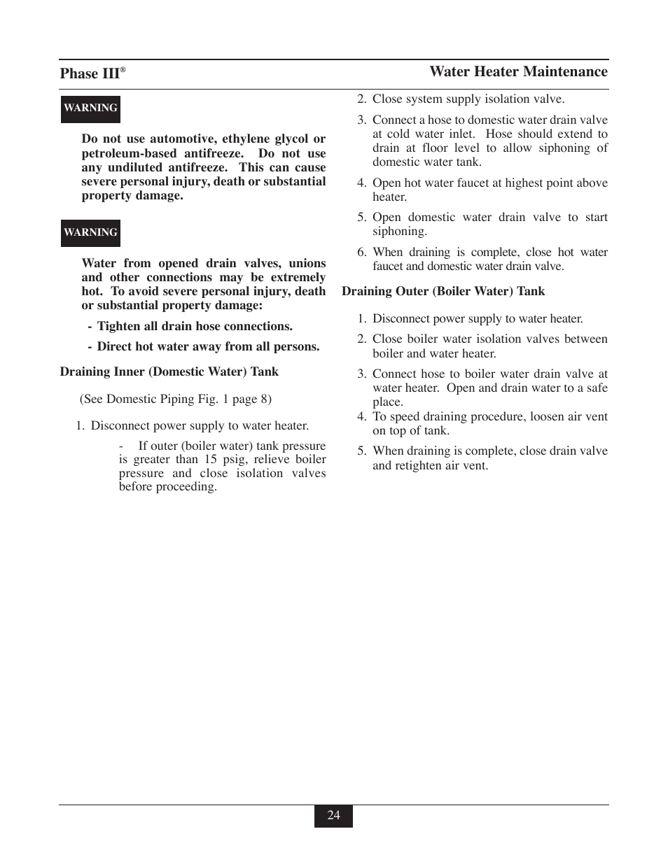 TriangleTube TR Series User Manual | Page 27 / 33