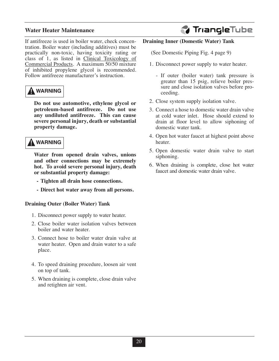 TriangleTube Prestige Excellence Part 1 User Manual | Page 101 / 105