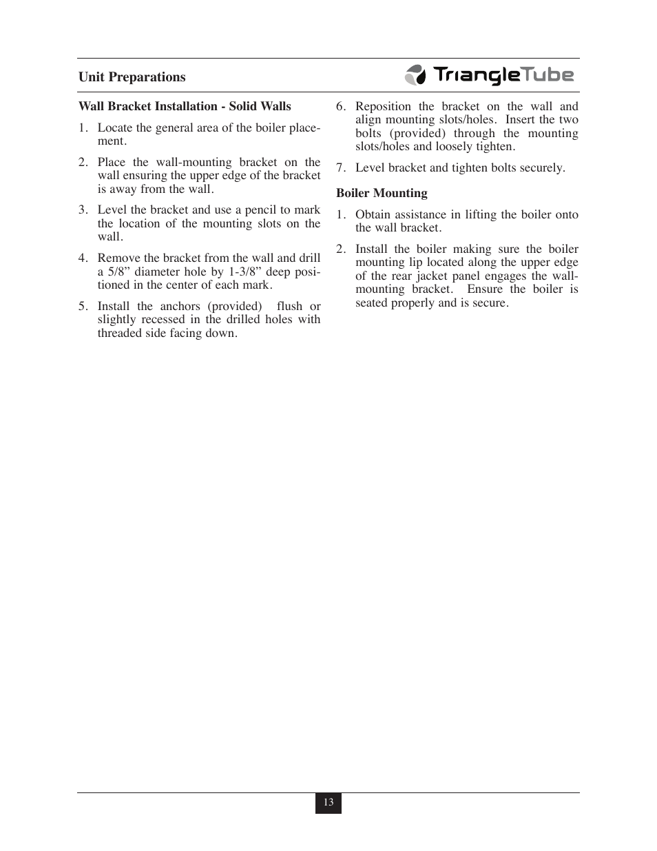 TriangleTube Prestige Excellence Part 1 User Manual | Page 20 / 105
