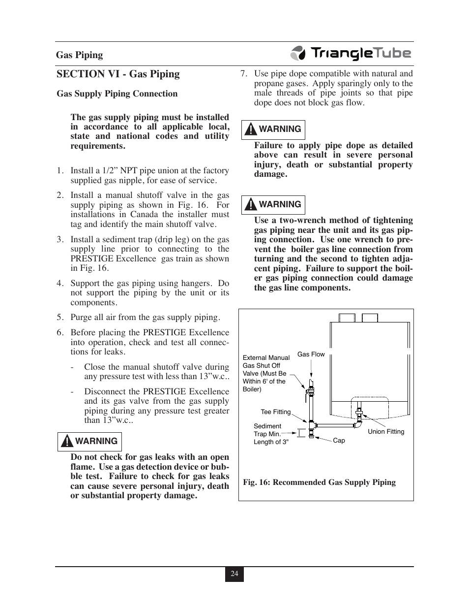 TriangleTube Prestige Excellence Part 1 User Manual | Page 31 / 105