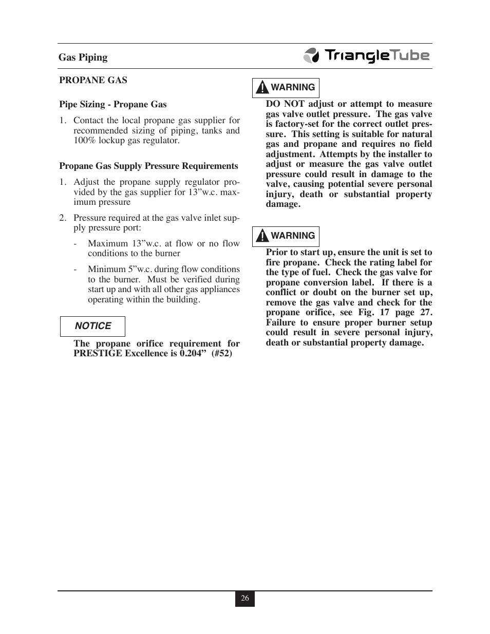 TriangleTube Prestige Excellence Part 1 User Manual | Page 33 / 105