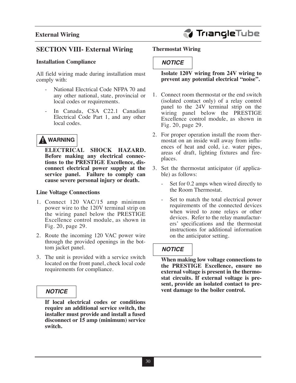 TriangleTube Prestige Excellence Part 1 User Manual | Page 37 / 105