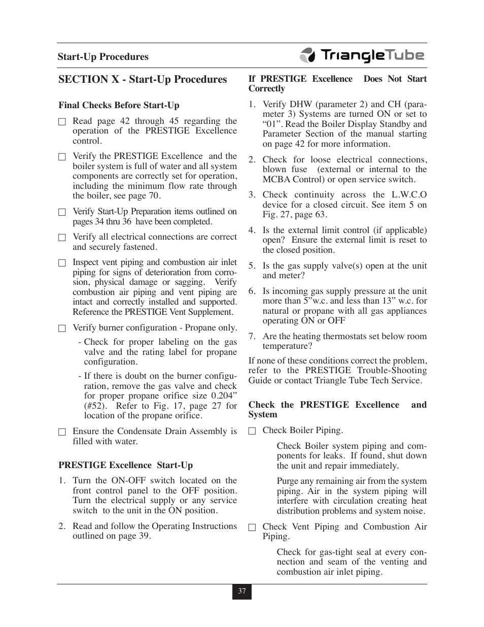 TriangleTube Prestige Excellence Part 1 User Manual | Page 44 / 105