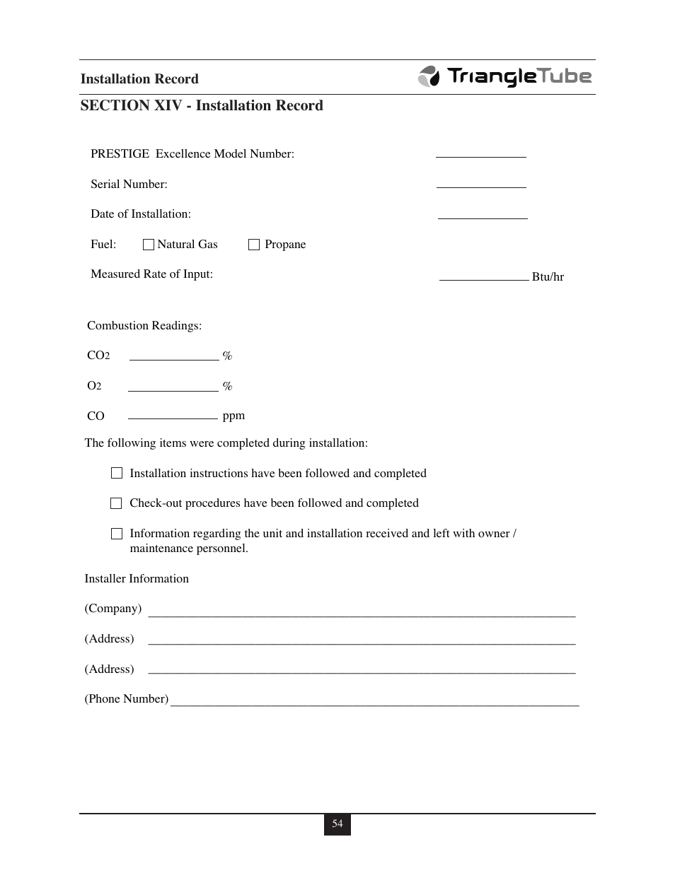 TriangleTube Prestige Excellence Part 1 User Manual | Page 61 / 105