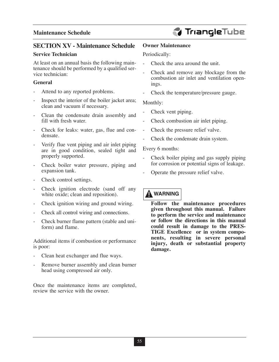 TriangleTube Prestige Excellence Part 1 User Manual | Page 62 / 105
