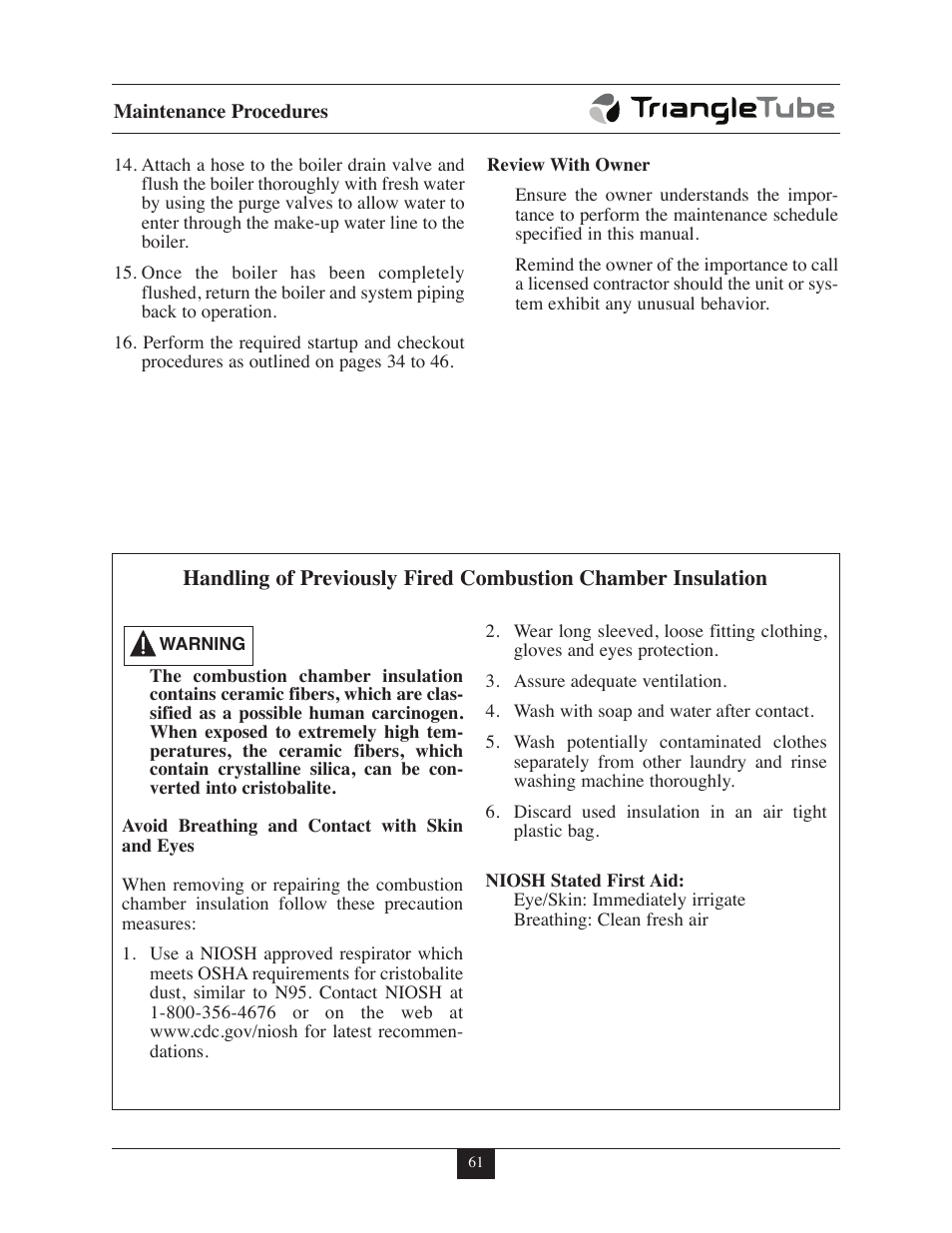 TriangleTube Prestige Excellence Part 1 User Manual | Page 68 / 105