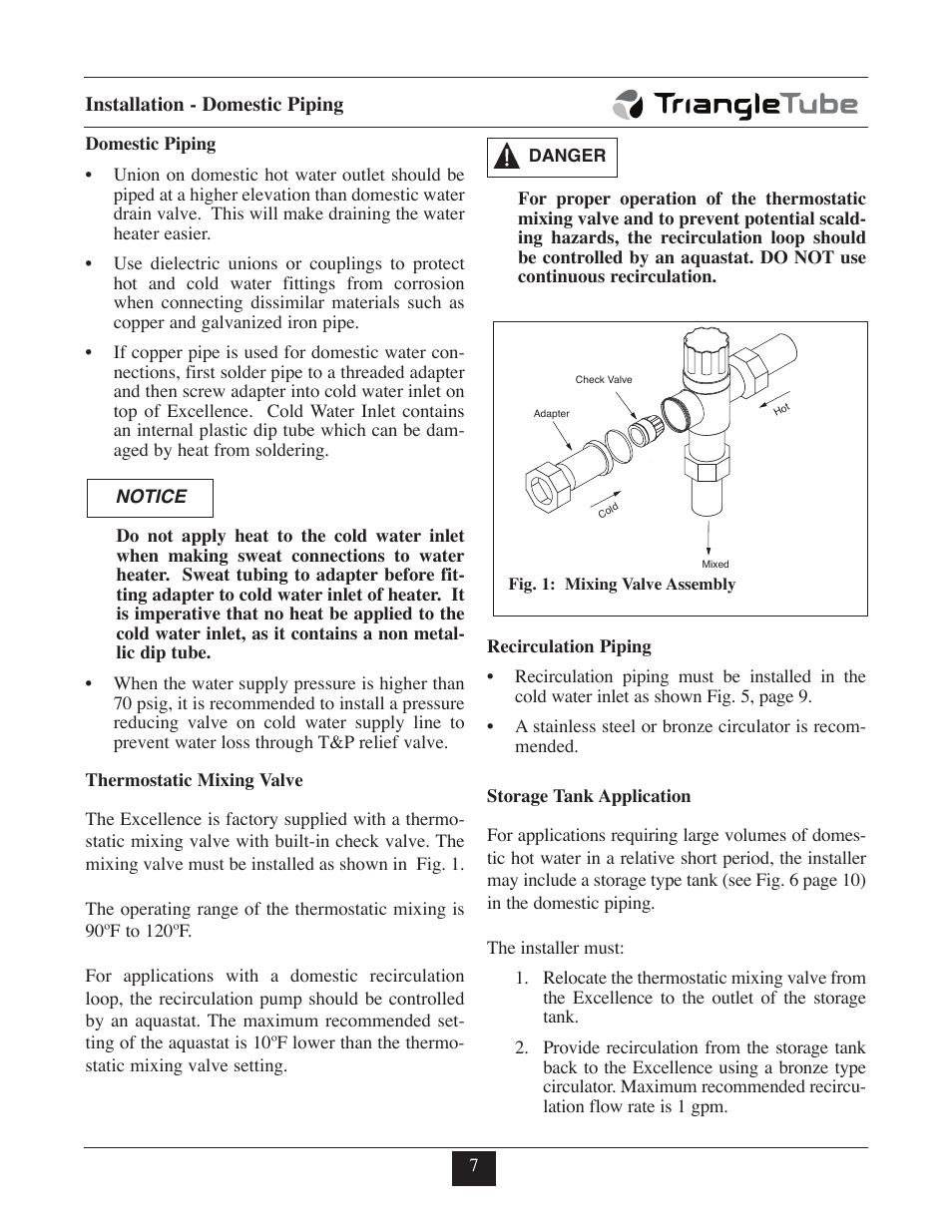 TriangleTube Prestige Excellence Part 2 User Manual | Page 10 / 27