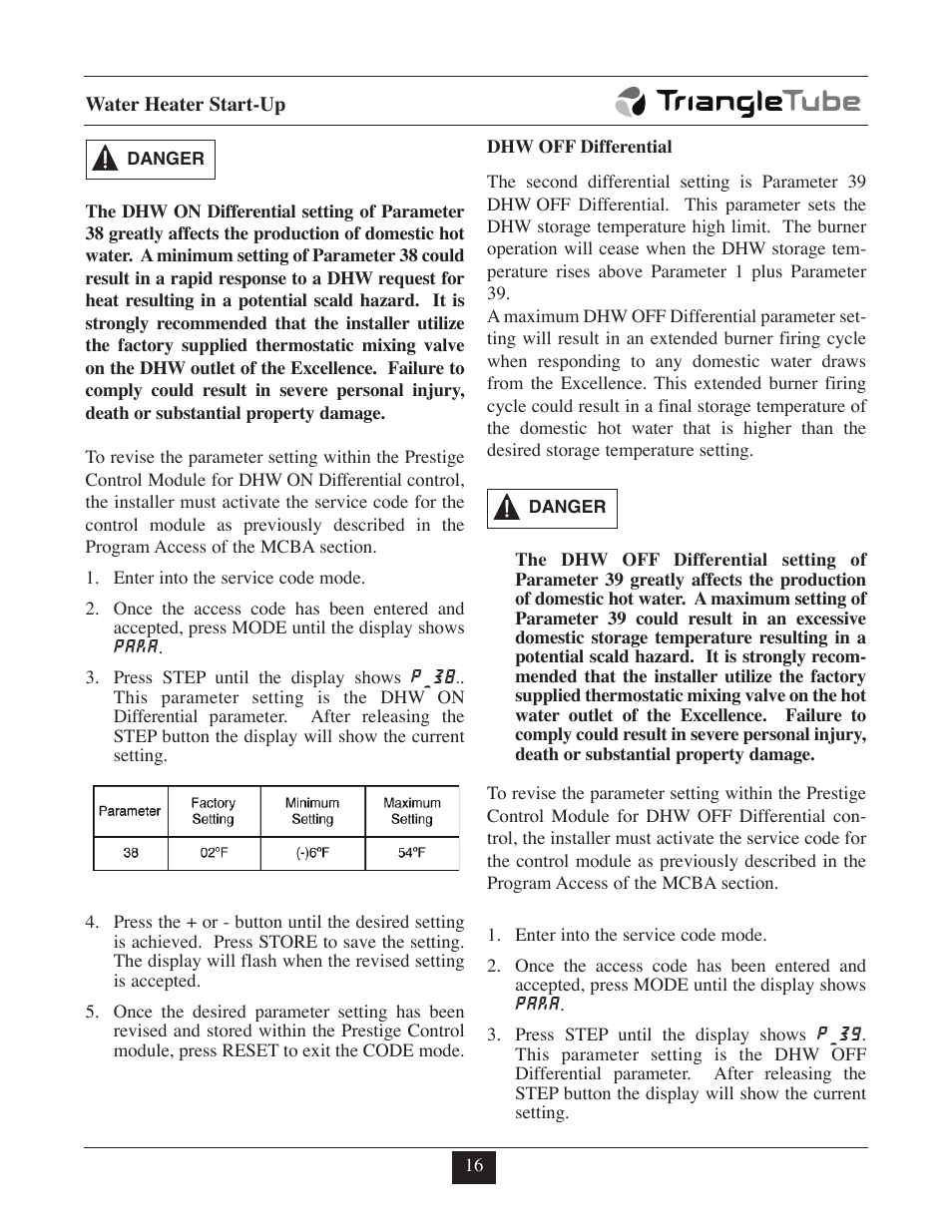 TriangleTube Prestige Excellence Part 2 User Manual | Page 19 / 27