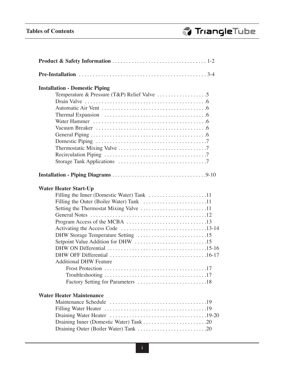 TriangleTube Prestige Excellence Part 2 User Manual | Page 2 / 27
