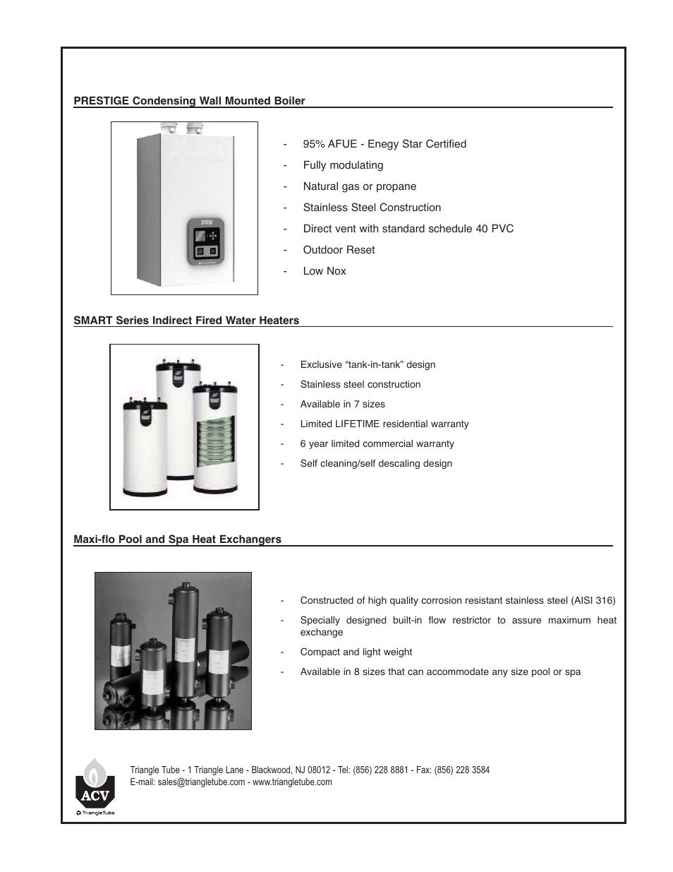 TriangleTube TTP Series User Manual | Page 18 / 18