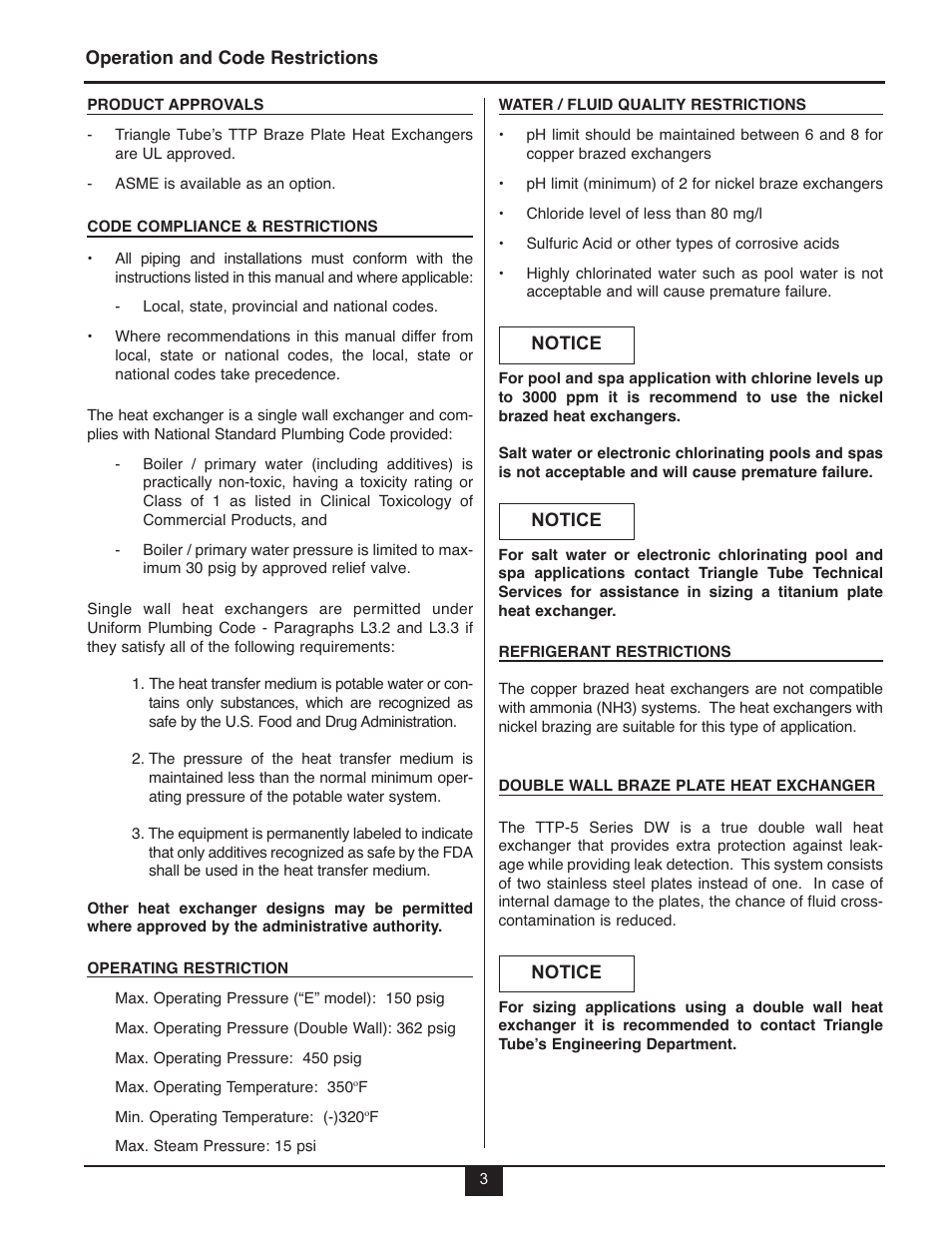 TriangleTube TTP Series User Manual | Page 5 / 18