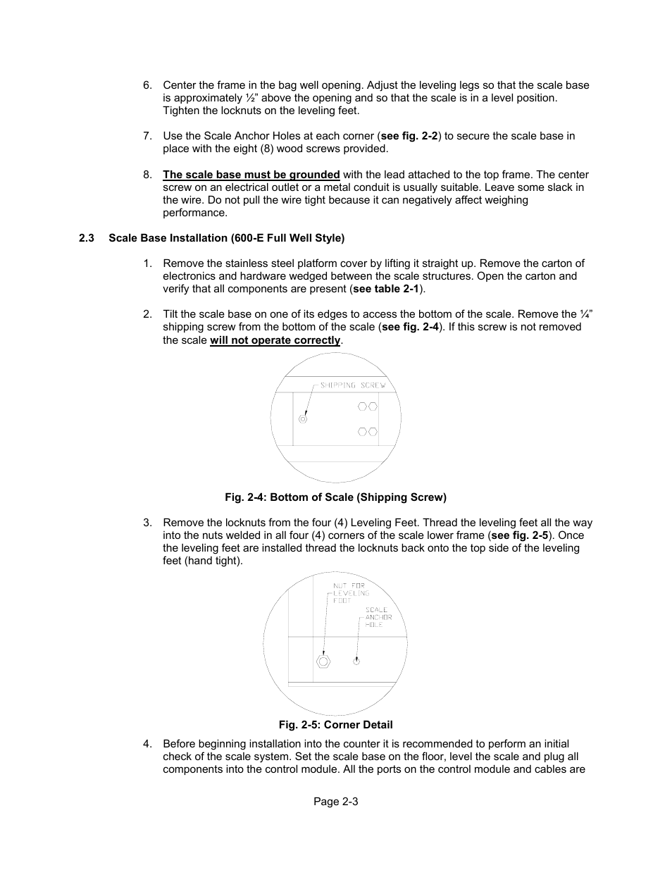 Triner Scale 600-E Series User Manual | Page 11 / 40