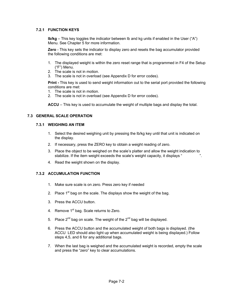 Triner Scale 600-E Series User Manual | Page 32 / 40