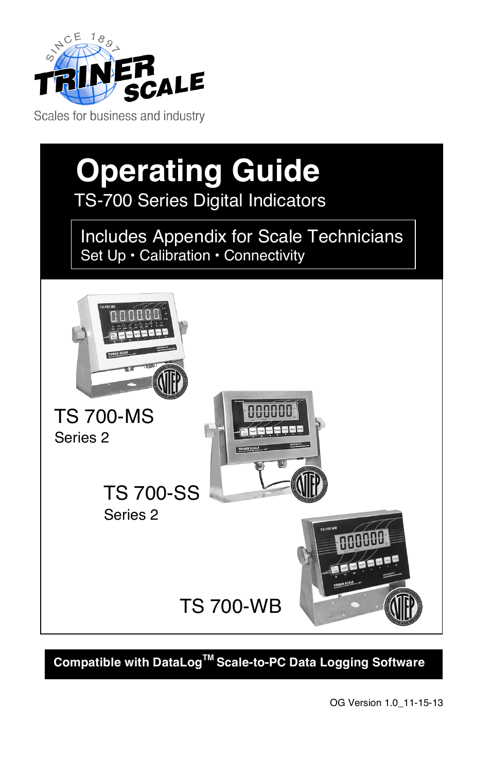 Triner Scale TS-700 Series V2.0 User Manual | 40 pages