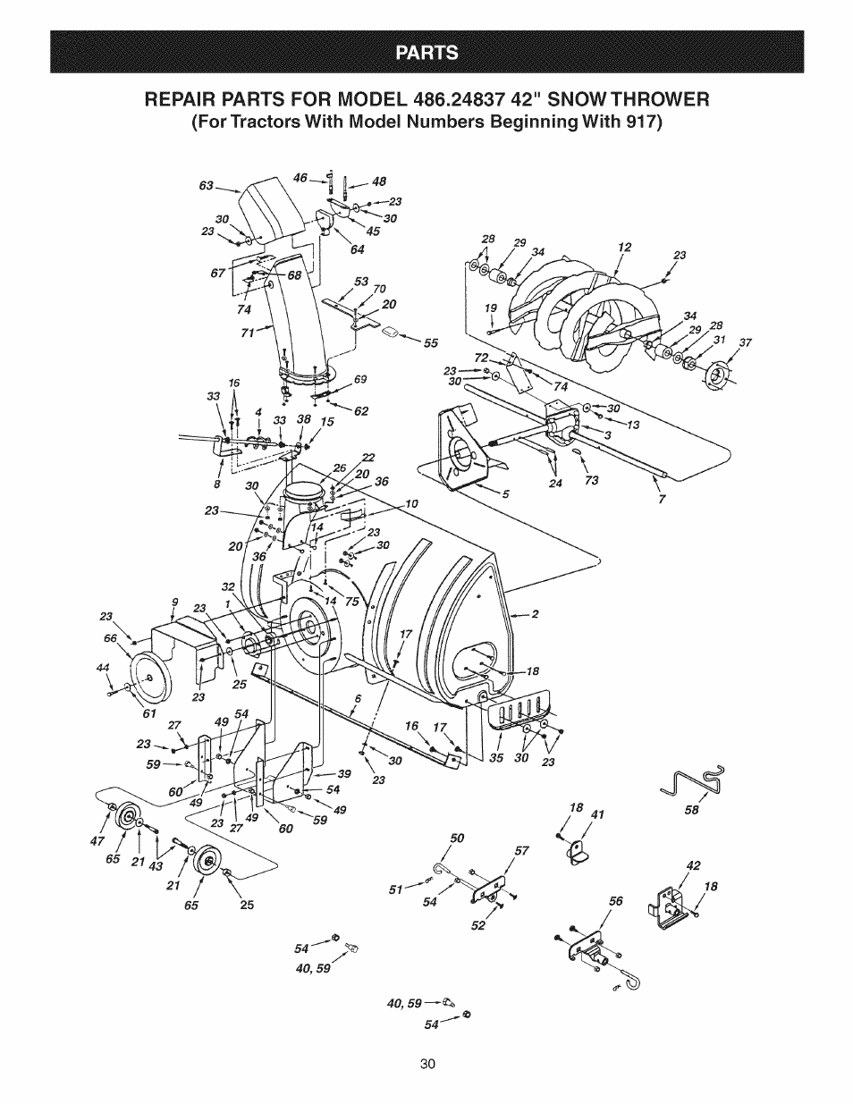 Craftsman 486.24837 User Manual | Page 30 / 36