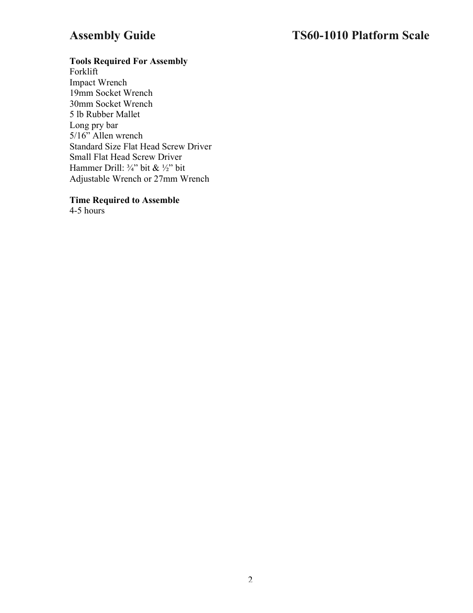 Triner Scale TS60-1010 User Manual | Page 4 / 20