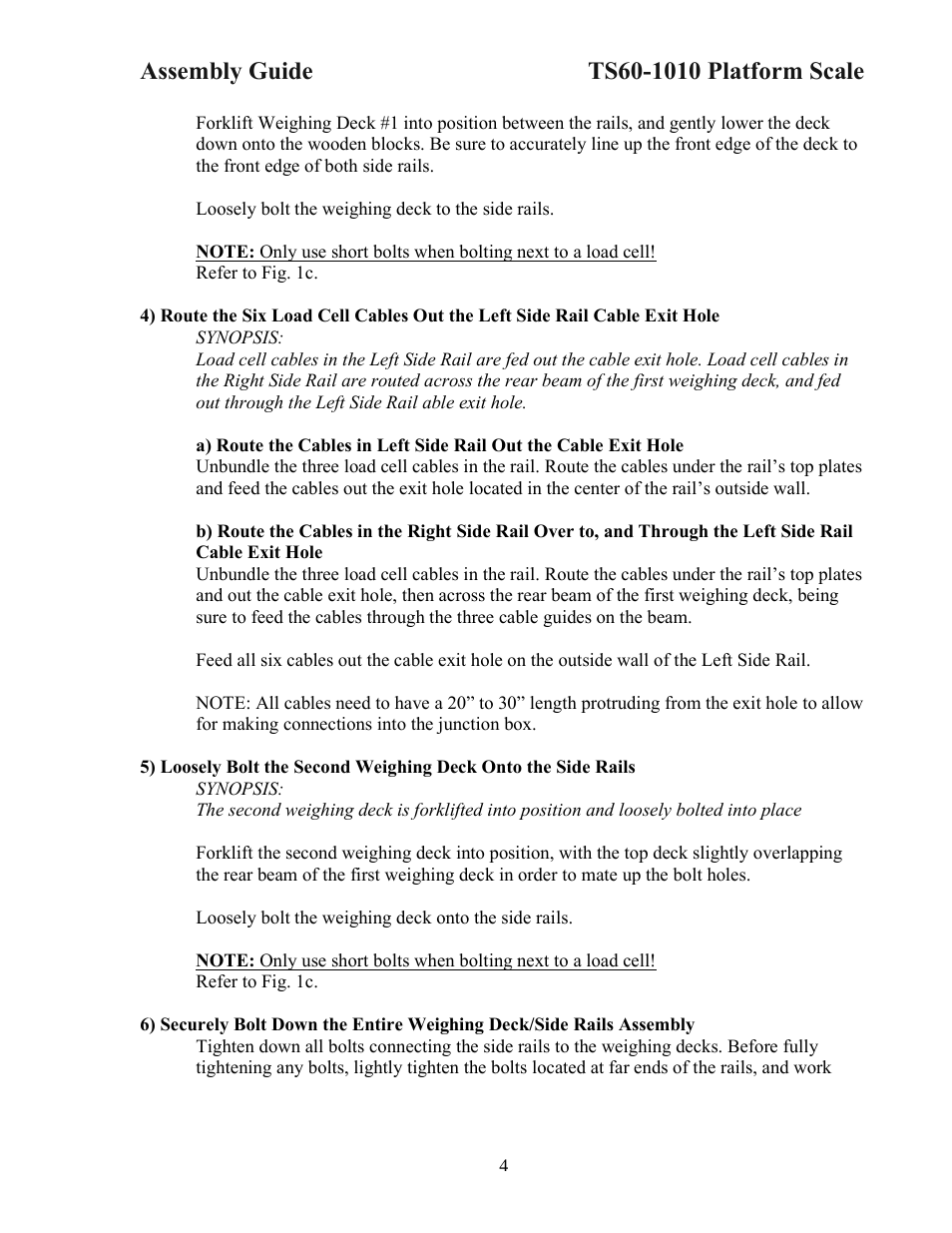 Triner Scale TS60-1010 User Manual | Page 6 / 20