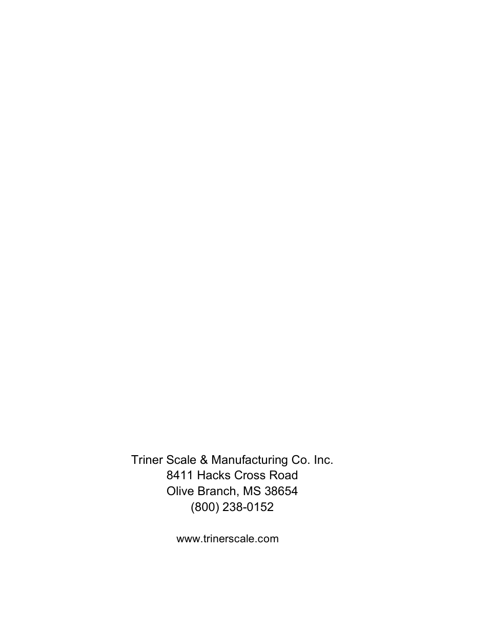 Triner Scale TS 700-MS Series 2 User Manual | Page 24 / 24