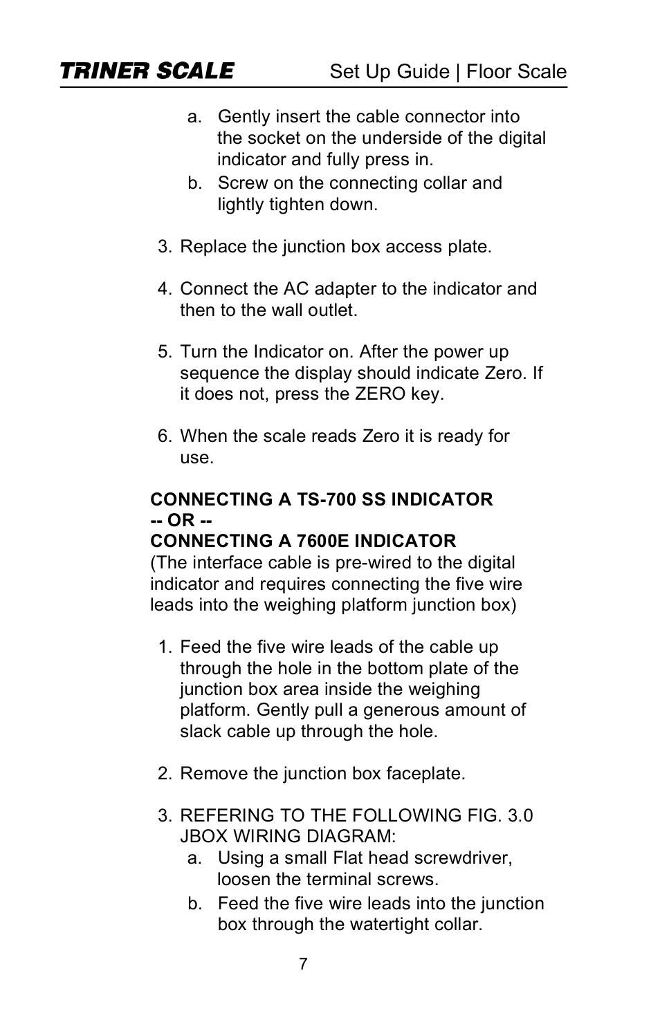 Triner Scale TSM Series User Manual | Page 9 / 18