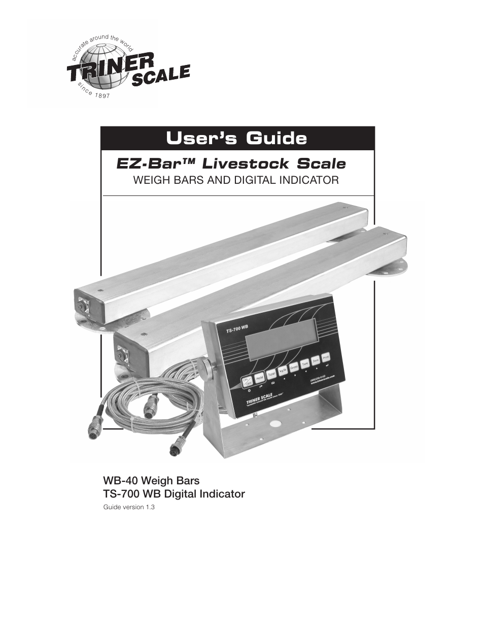 Triner Scale AWB40-5K User Manual | 14 pages