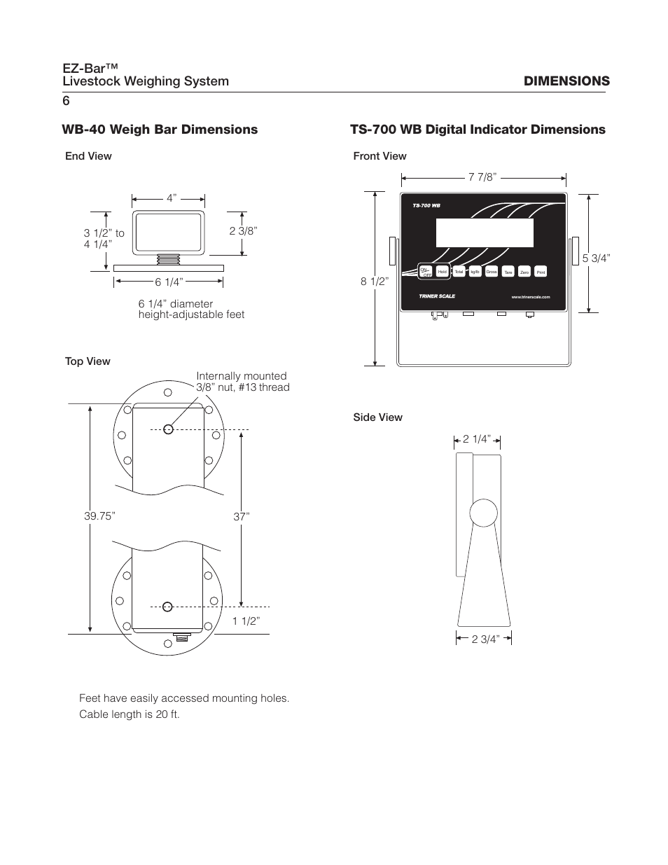 Triner Scale AWB40-5K User Manual | Page 10 / 14