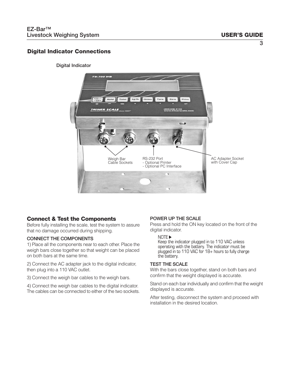 Triner Scale AWB40-5K User Manual | Page 7 / 14