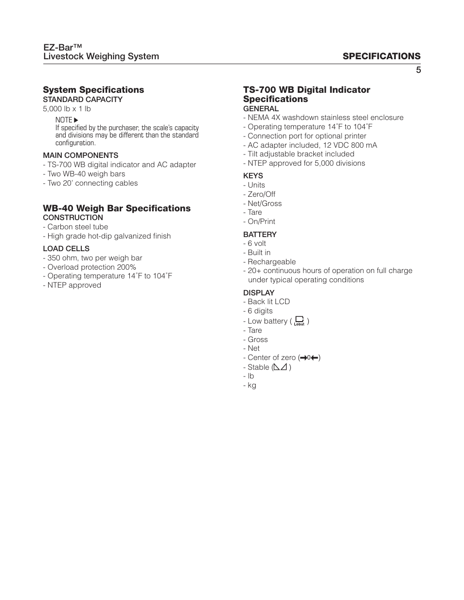 Triner Scale AWB40-5K User Manual | Page 9 / 14