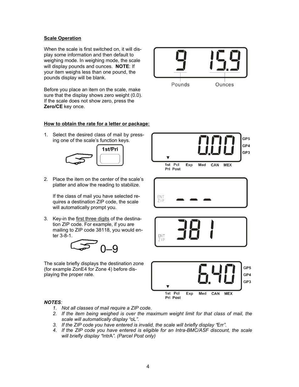 Triner Scale TP-10 User Manual | Page 6 / 12
